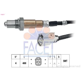 Sonde lambda FACET 10.8217