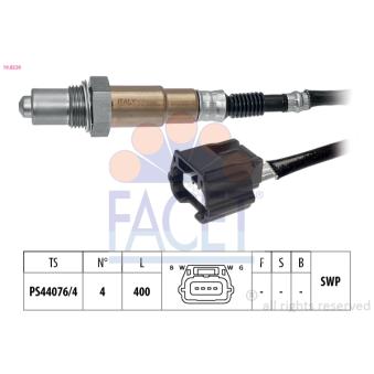 Sonde lambda FACET 10.8226