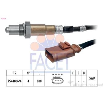 Sonde lambda FACET 10.8228