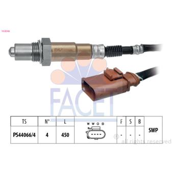 Sonde lambda FACET 10.8348