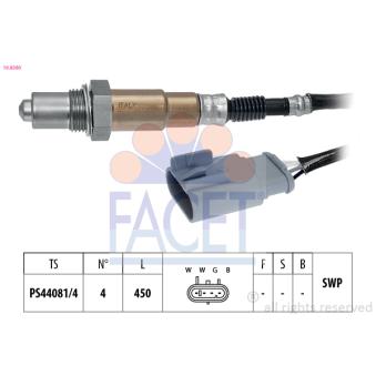 Sonde lambda FACET 10.8380