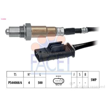 Sonde lambda FACET 10.8496