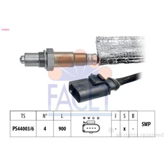 Sonde lambda FACET 10.8502
