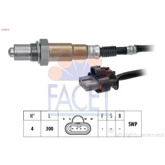 Sonde lambda FACET 10.8510