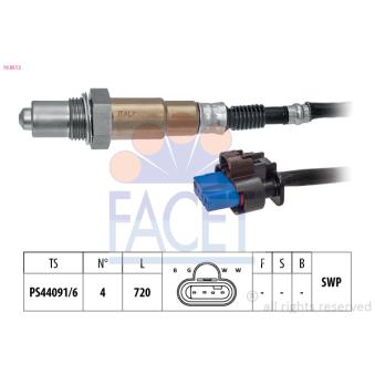 Sonde lambda FACET 10.8512