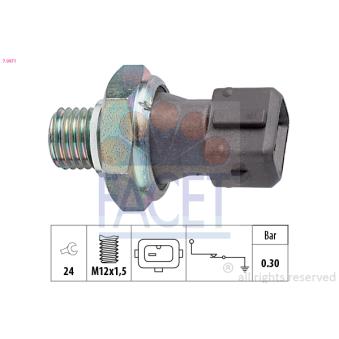 Indicateur de pression d'huile FACET