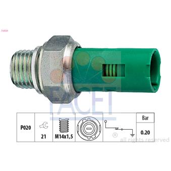 Indicateur de pression d'huile FACET