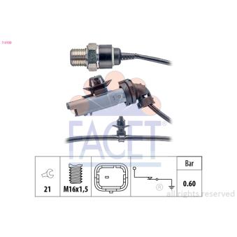 Indicateur de pression d'huile FACET