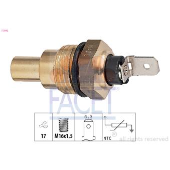 Sonde de température, liquide de refroidissement FACET 7.3042