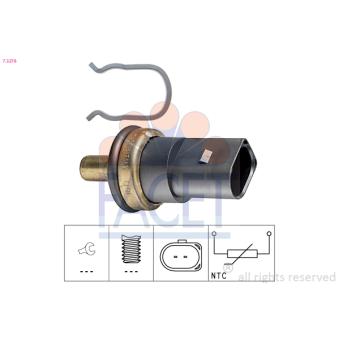 Sonde de température, liquide de refroidissement FACET