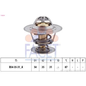 Thermostat d'eau FACET 7.8223S