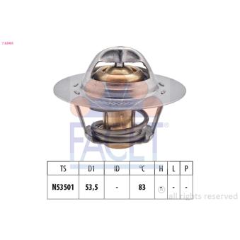 Thermostat d'eau FACET 7.8240S