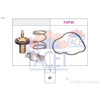 Thermostat d'eau FACET