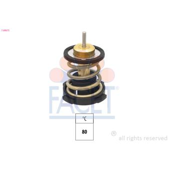 Thermostat, liquide de refroidissement FACET 7.8967S