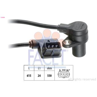 Capteur d'angle, vilebrequin FACET