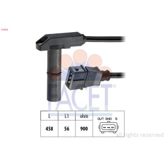 Capteur d'angle, vilebrequin FACET