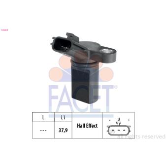 Capteur d'angle, vilebrequin FACET