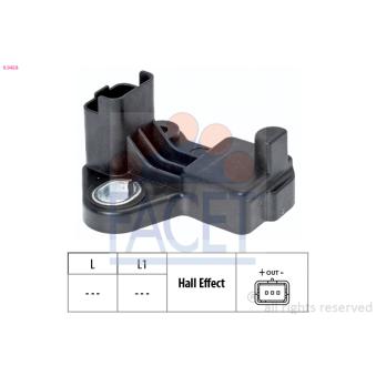 Capteur d'angle, vilebrequin FACET