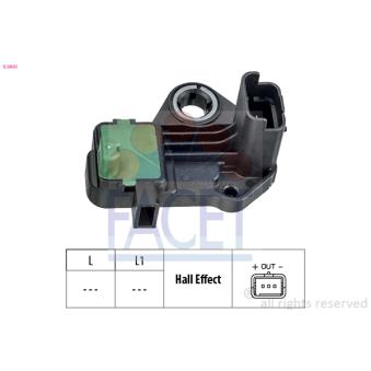 Capteur d'angle, vilebrequin FACET