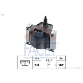 Bobine d'allumage FACET 9.6005