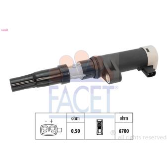 Bobine d'allumage FACET 9.6332