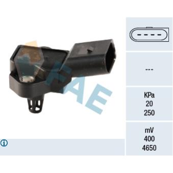 Capteur, pression du tuyau d'admission FAE 15026