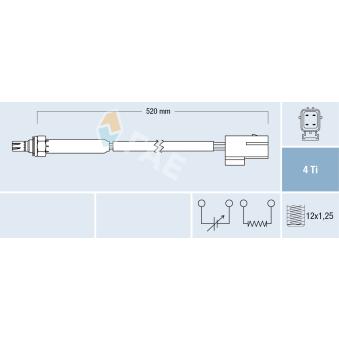 Sonde lambda FAE 77180