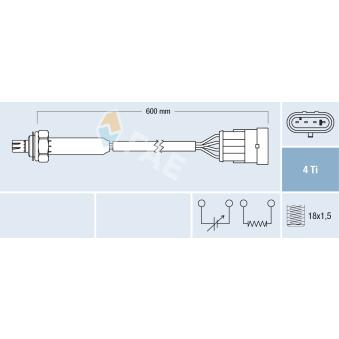 Sonde lambda FAE 77183
