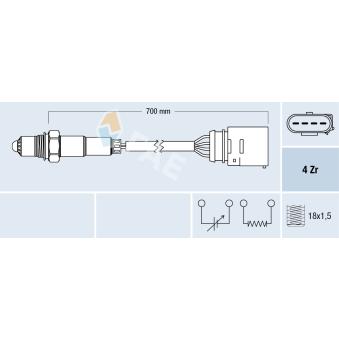 Sonde lambda FAE 77205