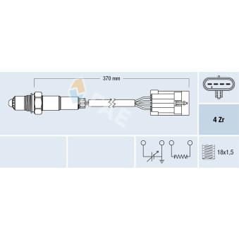 Sonde lambda FAE 77309