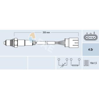 Sonde lambda FAE 77465