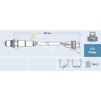 Sonde lambda FAE 77664