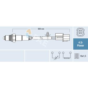 Sonde lambda FAE 77679