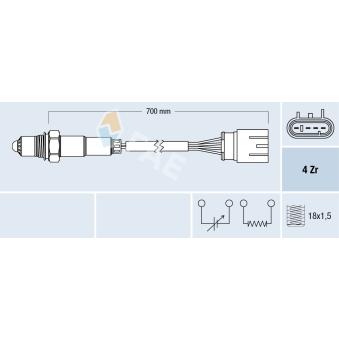 Sonde lambda FAE 77690