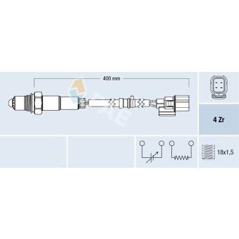 Sonde lambda FAE 77698