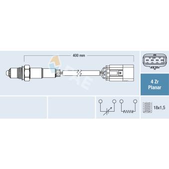 Sonde lambda FAE 77762