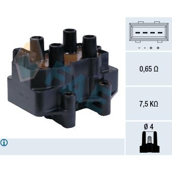 Bobine d'allumage FAE 80207