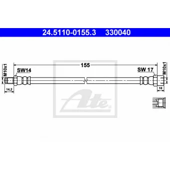 Flexible de frein ATE 24.5110-0155.3