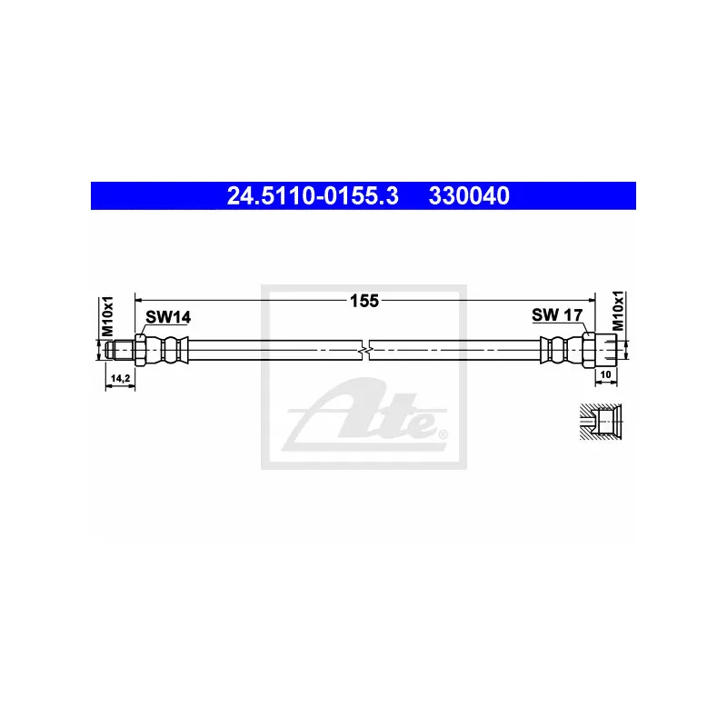 Flexible de frein ATE 24.5110-0155.3