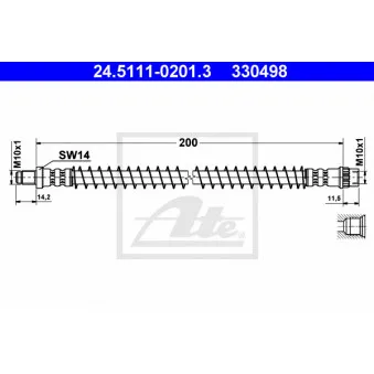 Flexible de frein ATE 24.5111-0201.3