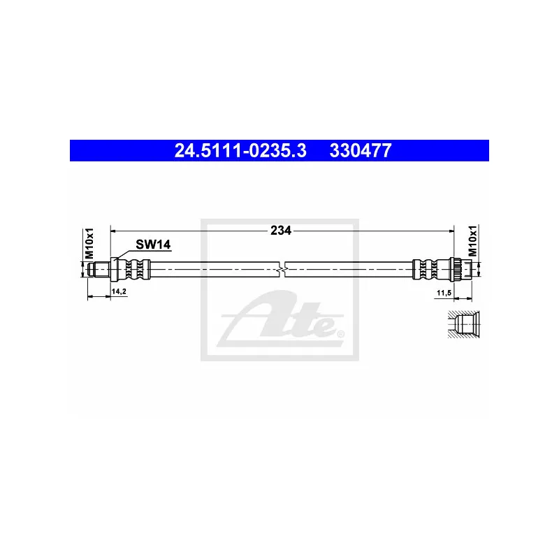 Flexible de frein ATE 24.5111-0235.3