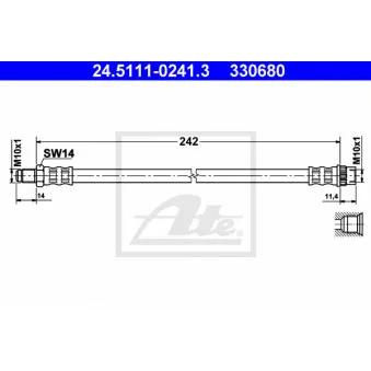 Flexible de frein ATE 24.5111-0241.3