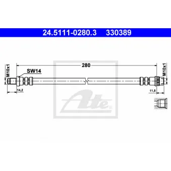 Flexible de frein ATE 24.5111-0280.3