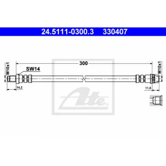 Flexible de frein ATE 24.5111-0300.3