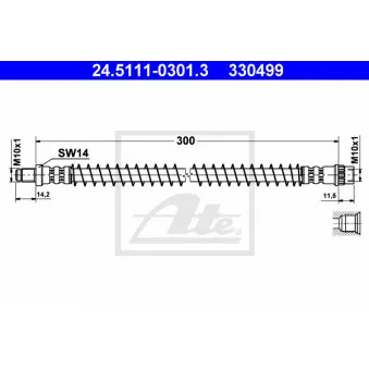 Flexible de frein ATE 24.5111-0301.3