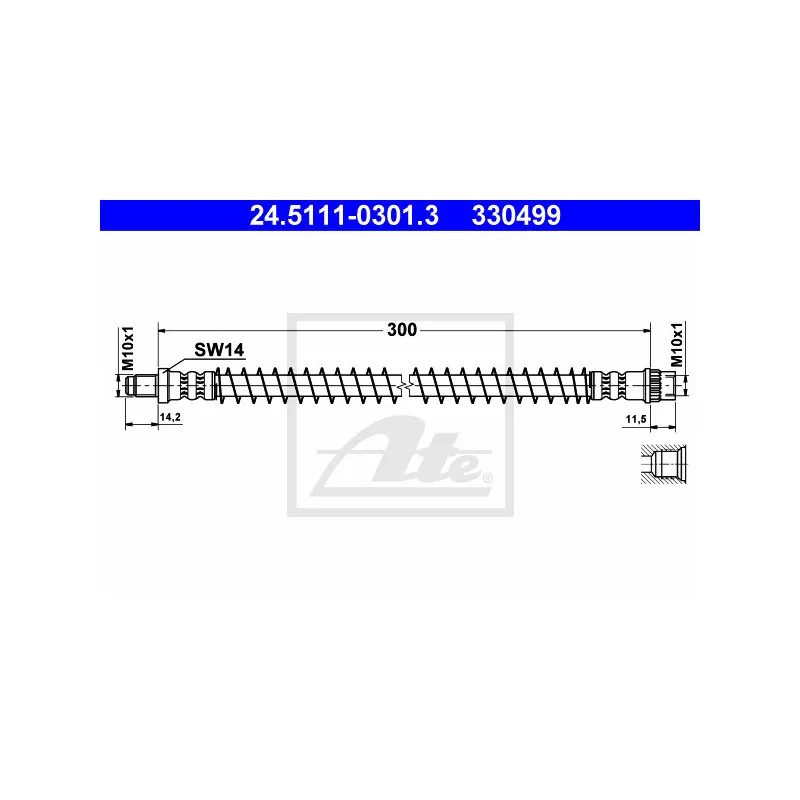 Flexible de frein ATE 24.5111-0301.3