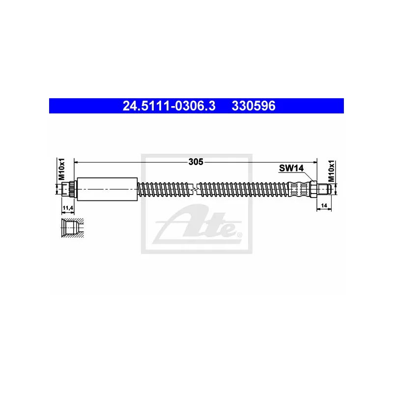 Flexible de frein ATE 24.5111-0306.3