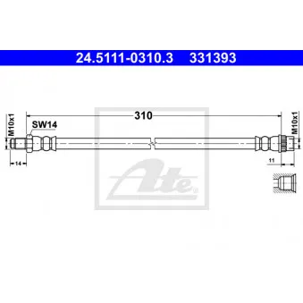 Flexible de frein ATE 24.5111-0310.3