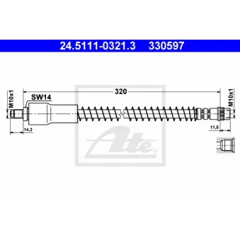 Flexible de frein ATE 24.5111-0321.3