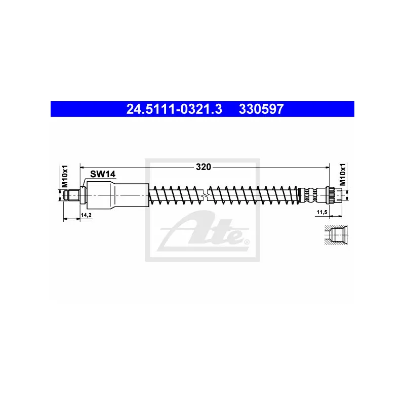 Flexible de frein ATE 24.5111-0321.3